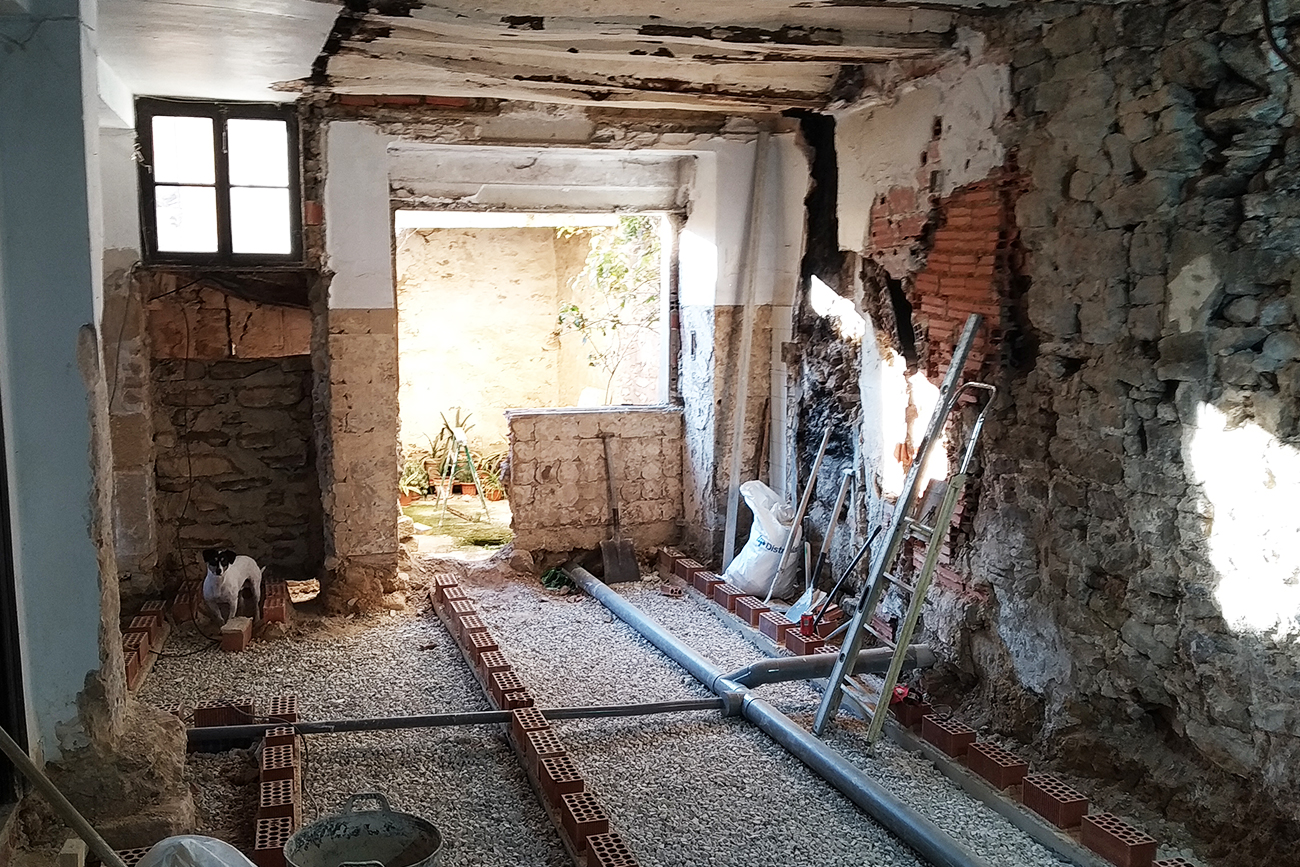Foto de casa en rehabilitación